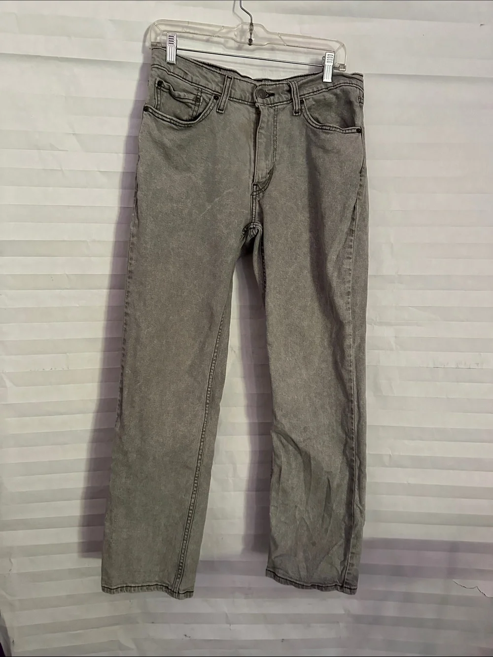 Levi's 514 Straight Leg Gray Denim Jeans 32x30